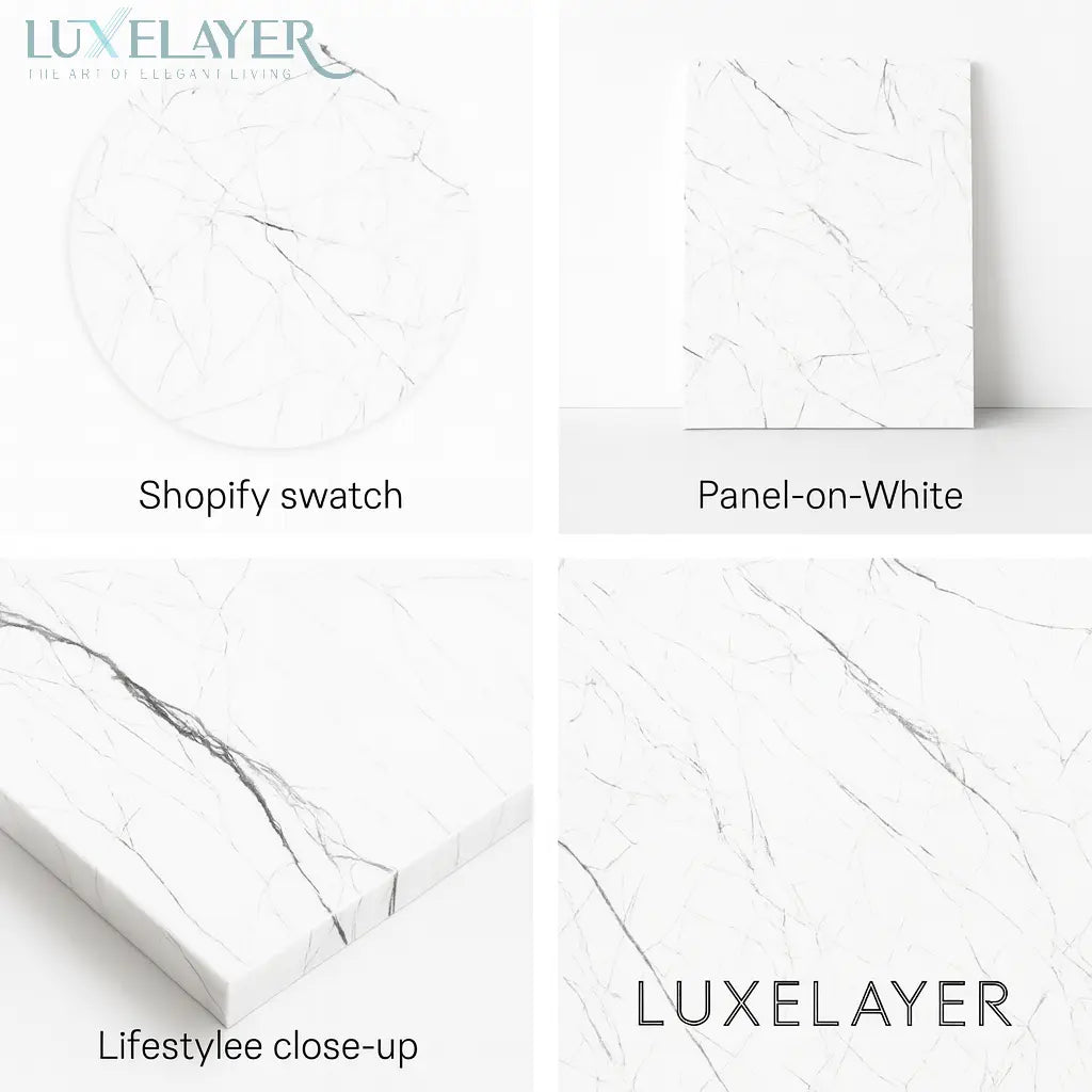 Arctic White Marble LuxeLayer