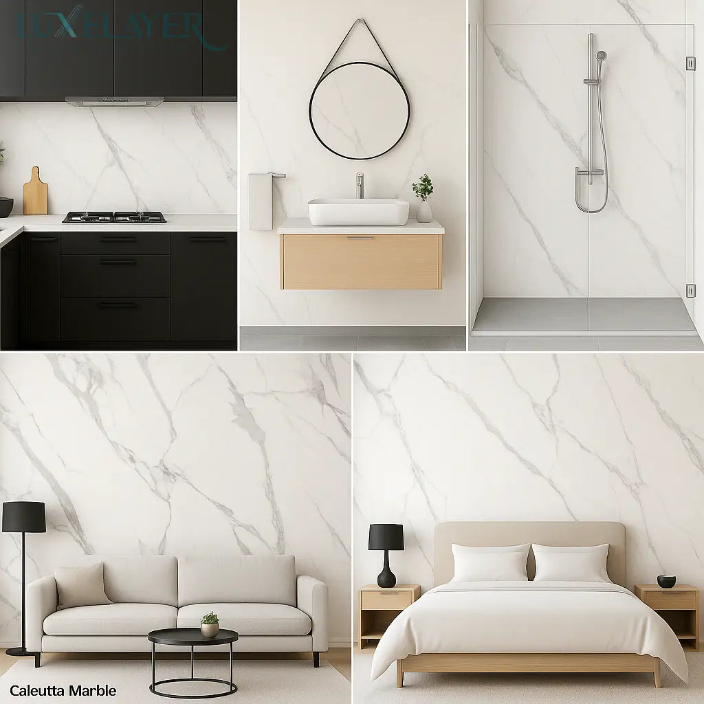 Calcutta Marble LuxeLayer