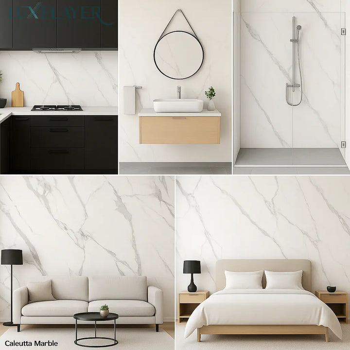 Calcutta Marble LuxeLayer
